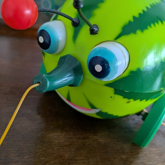 Wacky Melon Vintage Rare Pull Toy Looking For A Loving Home - Picture 4 of 8